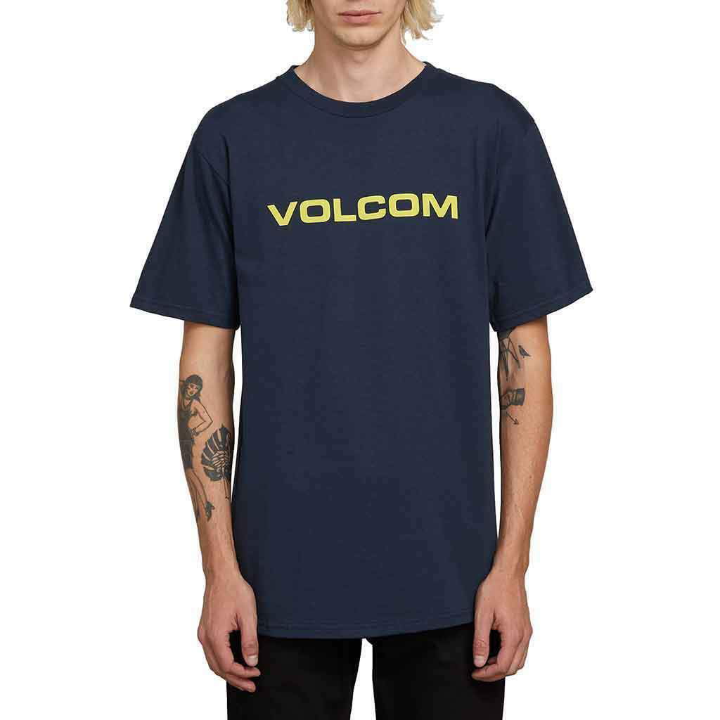 Small Volcom Mens The Under T Graphic T-Shirt White 