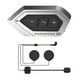 thumbnail image 1 of Auriculares universales Sonducket Bluetooth para casco Manos libres Impermeables Recargables Micrófono de tubo duro plateado, 1 of 6