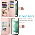 thumbnail image 2 of Wallet Case for Galaxy S22 Plus 6.6 inch , for Samsung Galaxy S22 Plus 5G 2022 PU Leather Case, Tekcoo Luxury PU Leather 9 Card Slots Holder Carrying Folio Flip Cover Kickstand & Hand Strap, 2 of 6