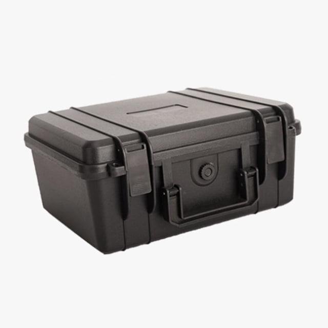 Almacenamiento de la caja de herramientas, una pequeña organización, un contenedor de hardware multifuncional negro portátil estuche rígido para