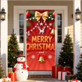 thumbnail image 4 of Talqzovs Door Curtains , 36X79 Inch Christmas Door Covers for Front Door Door Banner Cover for Holiday Festival Party Decoration, 4 of 6