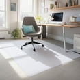 thumbnail image 1 of Yescom Clear Office Chair Mat for Low Pile Carpet 60"x46" Thicken 1/8" Rectangle Plastic Floor Protector Home Studio, 1 of 8