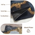 thumbnail image 6 of Navy Blue Brown Large Area Rugs for Bedroom Living Room, Soft Non Slip Carpet Bedside Rug, Luxury Modern Art Abstract Rectangular Floor Cover Kitchen Accent Rug 4'x6' for Dining Room/Office, 6 of 8