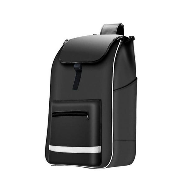 Bolsa de repuesto para carrito de compras Bolsa de repuesto portátil para compras Bolsa reutilizable para carrito Negro