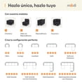 thumbnail image 4 of Set de 3 Cojines Complementarios para Sala Adapti Gris Carbón | Modulo J, 4 of 9