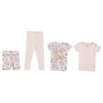 thumbnail image 2 of Cutie Pie Dreamers Baby Girl & Toddler Girl 4 PC Tight Fit Cotton Sleepwear Pajamas, Sizes 12 Months-4T 12M-4T, 2 of 3