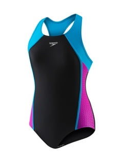 Photo 1 of Speedo Girls Swimsuit MESH SPLICE GIRLS SIZE 12