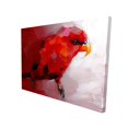 thumbnail image 1 of Perroquet Rouge Abstrait - Toile 36"x48 Pouces - Impression à la Demande, 1 of 5