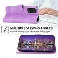 thumbnail image 4 of Funda romántica para Redmi Note 11 5g y Note 11s 5g con cordón, orificio para altavoz, ranuras para tarjetas, función billetera, función atril y protección contra caídas., 4 of 5