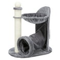thumbnail image 4 of TRIXIE Baza Gandia Jute & Plush 2-Level 26.8" Cat Tree with Scratching Post & Hammock, Gray, 4 of 8