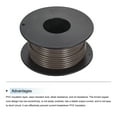 thumbnail image 3 of Uxcell 18AWG Stranded Wire Hookup 10M/33ft Brown, Electrical Wire UL1007 Spool, 3 of 6