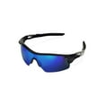 thumbnail image 3 of Walleva Ice Blue Coated Polarized Replacement Lenses for Oakley Radarlock Pitch Sunglasses, 3 of 5