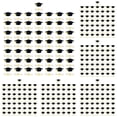 thumbnail image 2 of Party Supplies Set 100 Pcs Graduation Cap Confetti Small Black Grad Cap Confetti 2026 Graduation Grad Cap Table Scatter Scatter Decoration for Congrats Grad Theme Table Decor Decoration Kit Party Dec, 2 of 5