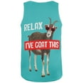 thumbnail image 2 of Relax I've Goat Got This All Over Mens Tank Top Multi SM, 2 of 2