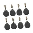 thumbnail image 3 of Elodie 8 Pcs Poids de Nappe Poids de Rideau pour Rideau de Douche Fête en Plein Air Noir 6 cm, 3 of 8