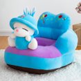 thumbnail image 4 of Funda para Asiento Taburete Juguete Peluche Dibujos Animados Terciopelo Cristal Sin, 4 of 8