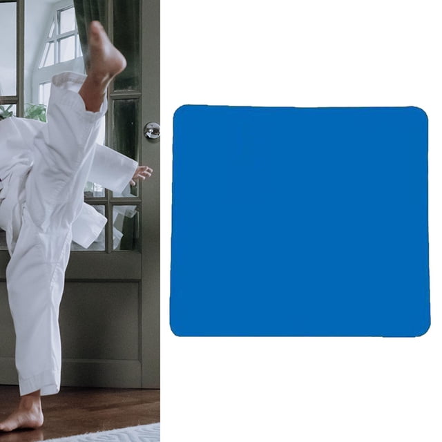 Tabla de Rotura de Taekwondo Irrompible, Almohadilla de Espuma Fácil de Montar, Tabla de Entrenamiento Plegable para Golpear, Tablas para Romper Extre Azul