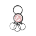 thumbnail image 1 of Porte-clés en Métal Inoxydable Érable 4 Juillet Porte-Clés, 1 of 3