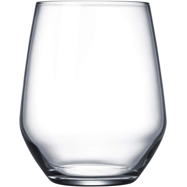 Better Homes & Gardens 13 Ounce Cielo Stemless White Wine Glasses, 4 Count