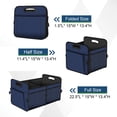 thumbnail image 3 of Organizador de maletero de coche Femuar, 72 L, impermeable, 11 bolsillos, azul, 3 of 7