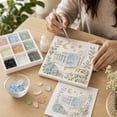thumbnail image 2 of Sea Glass Art Kit, Welcome to the Family Mosaic Craft with Nursery Scene for DIY Keepsake Home Decor, 5.91 in, 2 of 5