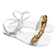 thumbnail image 2 of LSLJS Summer Sandals for Women Flat Slip On Sandals Roman Shoes Open Toe Casual Sandals, 2 of 9