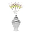 thumbnail image 1 of Jarrón de cerámica con forma de jengibre para almacenamiento, decoración de escritorio, coleccionable, mueble, adorno, artesanía, arreglo floral, botella para Tarro Argenta pequeño y tallos, 1 of 9