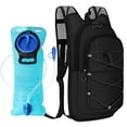 thumbnail image 1 of Mochila de hidratación MIYCOO de 10 litros con bolsa de agua de 2 litros negra, 1 of 8