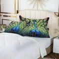 thumbnail image 7 of GZHJMY Beautiful Peacock Plush Pillow Case,Zippered Bed Pillow Pillowcases,Super Soft and Cozy Pillowcase Covers for Sleep - Standard Size 20x26in Home Decor, 7 of 7