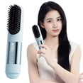 thumbnail image 3 of Cepillo alisador inalámbrico mejorado para cabello corto, 3 niveles de calor, calentamiento rápido en 30 segundos, batería recargable de 2500 mAh con USB-C, cuidado cerámico y aire frío, 3 of 3