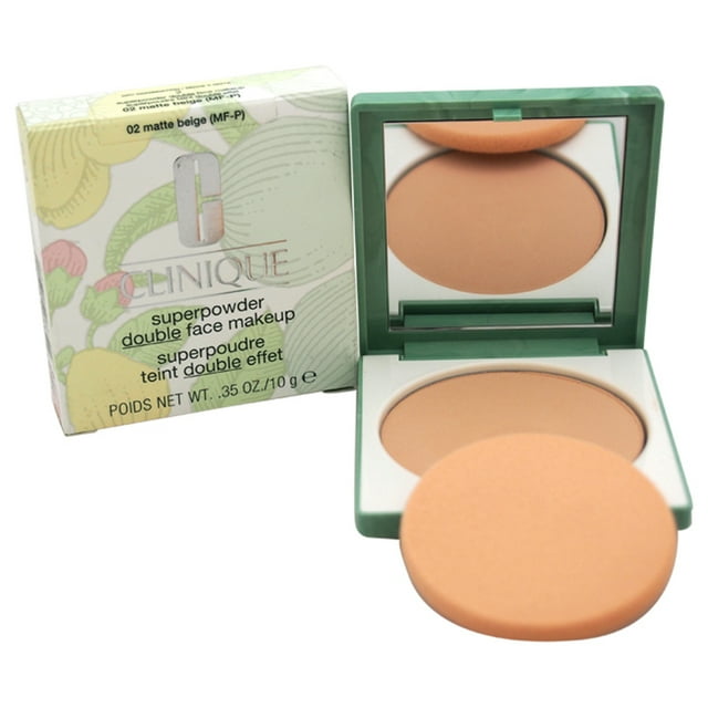 Maquillaje Superpowder Double Face Clinique 02 Matte Beige Polvo 0.35 oz