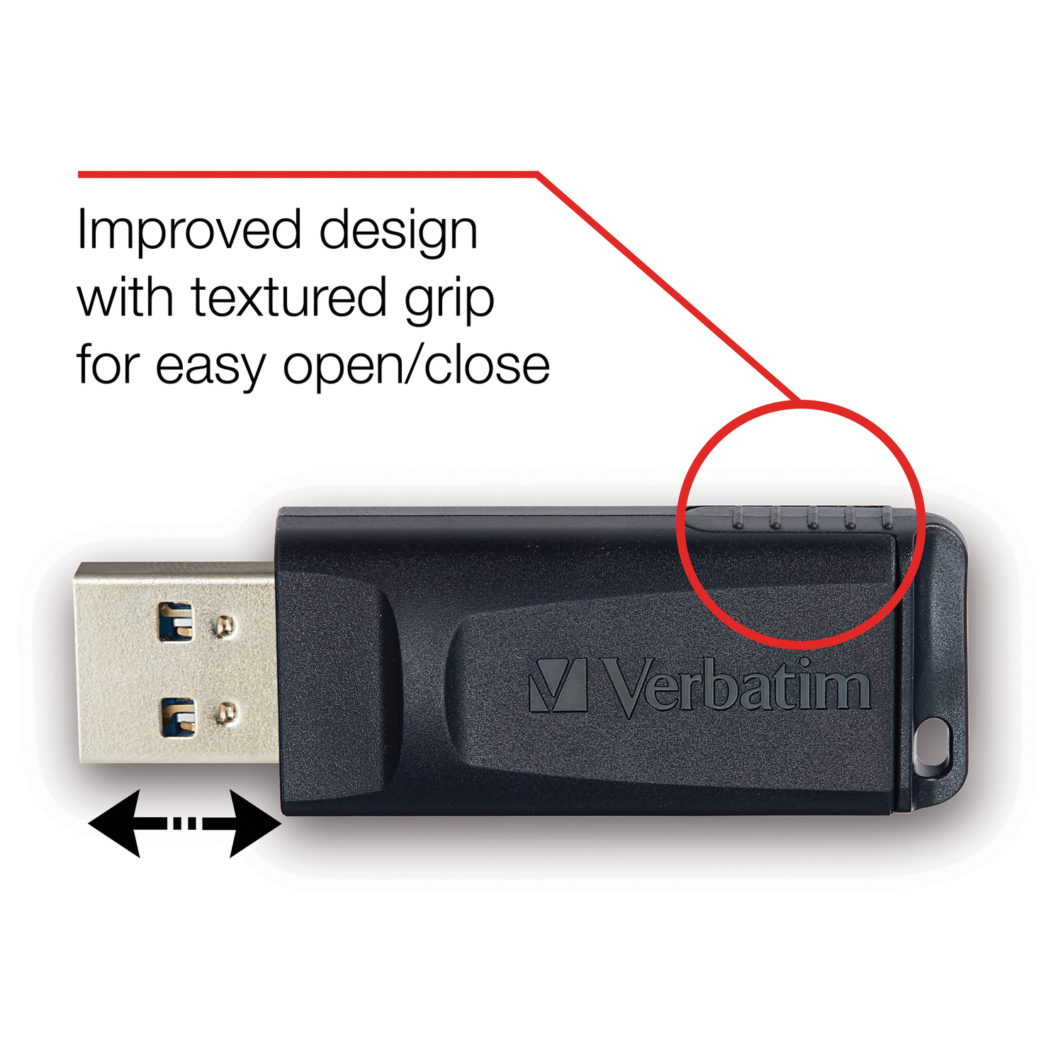 Verbatim Store ‘n’ Go USB-A Flash Drives, Business Bulk 10 Count, Black (64 GB)
