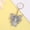 Elephant Gray, variant on Animal Keychains Soft PVC Rubber Cartoon Keyrings Panda Elephant Cow Bear Lion Penguin Ladybug Bag Charm Accessories