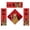 Red, variant on 2026 Chinese New Year Decorative Couplets Red Paper Door Banner for Spring Festival Home Blessing Includes 1 Set