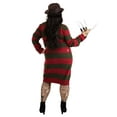 thumbnail image 3 of JERRY LEIGH Freddy Krueger Fancy-Dress Costume for Women with Distressed Stripes for Adults, 3 of 7