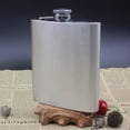 thumbnail image 2 of Toystoory Petaca de bolsillo de acero inoxidable Whisky Licor Vino Pot Flagon Camping Barra de herramientas No.10 NO1, 2 of 6