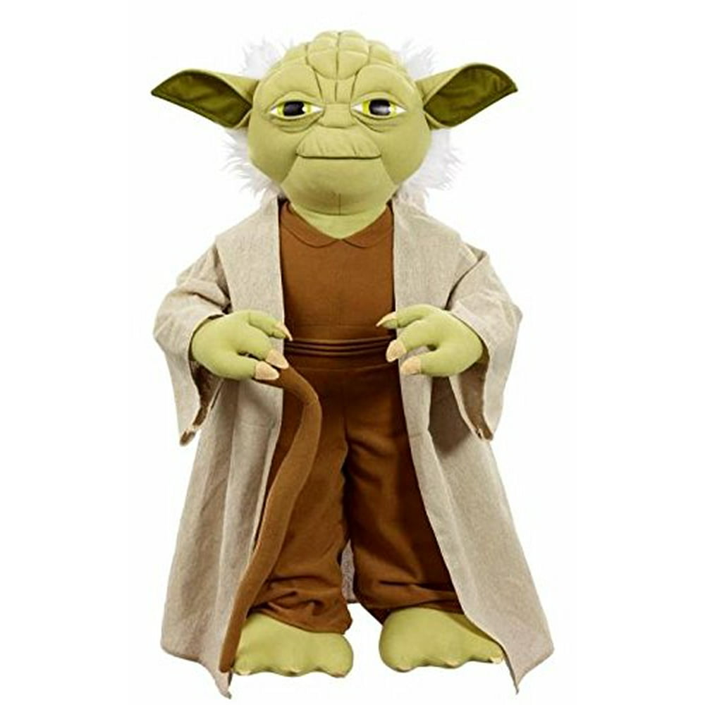 star wars 24 inch Super deluxe yoda plush (realistic life size) - Walmart.com - Walmart.com