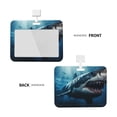 thumbnail image 2 of Cauagu 3D Realistic Shark for ID Badge Holder,Badge Holder with Windows Key Card Work Badge Sleeve for Office/ Factory/ID Credit Cards/Proximity Key Cards, 2 of 7