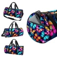 thumbnail image 3 of Butterfly All-Purpose Basketball Bag, Yoga Bag, Carry on Bag, Soccer Bag - 17.7 Inches with Interior Zipper Pocket, 3 of 6