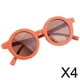 thumbnail image 1 of 4xBoy Girl Kids Gafas De Montura Redonda UV400 Gafas Para Exteriores Rojo, 1 of 8