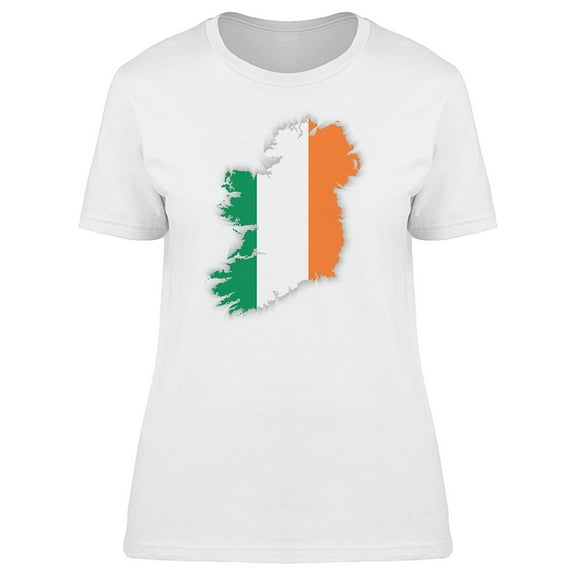 Flag Of Ireland (Map) T-Shirt Men -Image by Shutterstock, Male Large