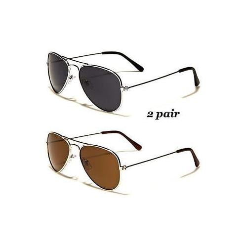 Age 3-10 KIDS Aviator Boy Girl Children Unisex Metal Frame Shades Sunglasses