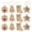 Scok, variant on Dalrosia 12PCS Rustic Christmas Burlap Tree Ornaments Farmhouse Hanging Decorations Christmas Stocking Tree Ball Shaped Decor for Christmas Party