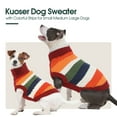 thumbnail image 4 of Kuoser Dog Sweater Warm Pet Knitwear Soft Winter Clothes for Dogs and Cats, Red, M, 4 of 9