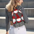 thumbnail image 5 of Lsque Chillin with My Gonme Pattern Canvas Daypack, Durable Backpack, High-quality Versatile Backpack,Vintage Compact Backpack-Medium, 5 of 6