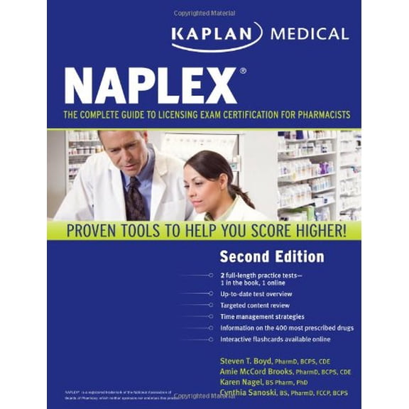 Pre-Owned Kaplan Medical Naplex: The Complete Guide to Licensing Exam Certification for Pharmacists (Paperback) 1607146193 9781607146193