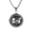 Silver Cancer, variant on Unisex Stainless Steel Vintage Cool Hip Hop Hollow 12 Constellations Zodiac Round Pendant Dog Tag Animal Charm Horoscope Amulet Necklace Virgo
