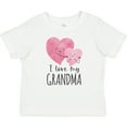 thumbnail image 3 of Inktastic I Love My Grandma Two Hugging Hearts Boys or Girls Baby T-Shirt, 3 of 5