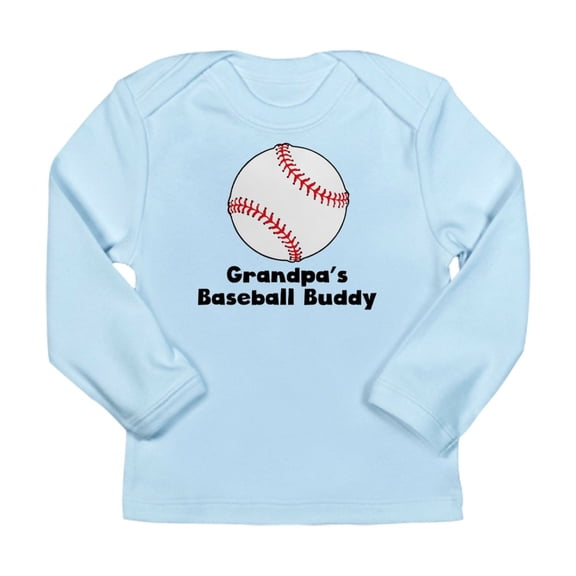 CafePress - Grandpas Baseball Buddy Long Sleeve T Shirt - Long Sleeve Infant T-Shirt