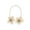 #036 A1, variant on Rustic Flower Curtain Tiebacks 2-Pack, Farmhouse Hand-Woven Decorative Drapery Holdbacks, Boho Jute Rope Window Treatment Ties for Home Decor